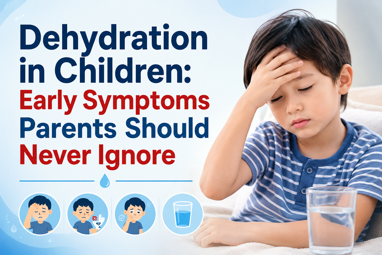 Dehydration in Children: Early Symptoms Parents Should Never Ignore